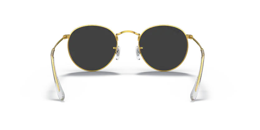 Ray-Ban RB 3447 ROUND METAL 919648 - Shiny gold thumbnail