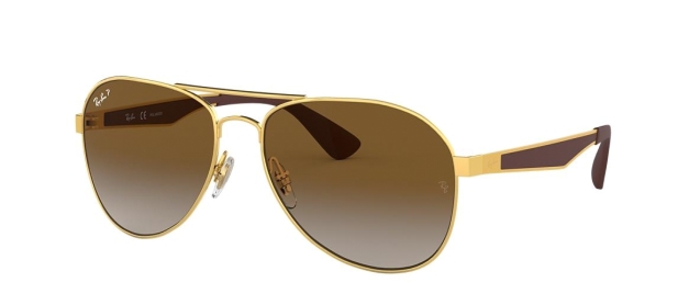 Ray-Ban RB 3549 001/T5 GOLD POLARIZED thumbnail